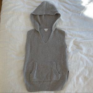 Club Monaco Cashmere Sleeveless Hoodie